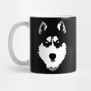 Husky Negative Space Mug